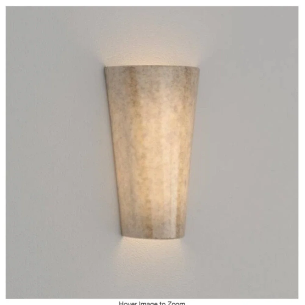 It's Exciting Lighting Vivid Series Granite Style LED Wireless Wall Sconce Pair